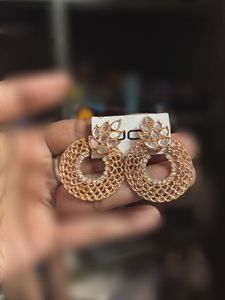 Elegant Rose Gold Hoop Earrings