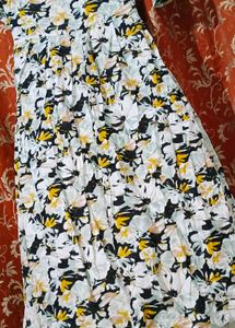 Beautiful Floral Print Maxi Dress