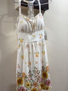 Floral Print padded Summer Dress super smooth