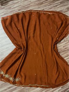 Crushed tissue silk saree new