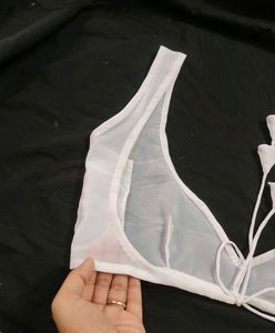 georgette sheer blouse