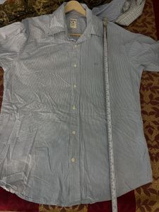 brooks brother Men's Blue Striped Button-Down Shir