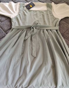 Cute Green Dress with Top