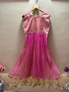 new Stunning Pink Ethnic Gown
