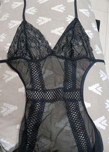 Sexy Erotic Lace Style Net Nighty