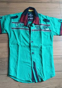 Y'Not Kids Zone Green Shirt