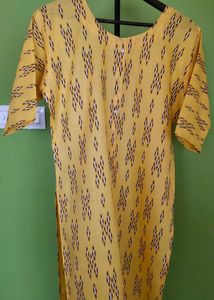 Ikkat Cotton Kurti New With Tag