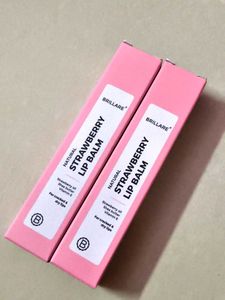 pack of 2 Brillare Strawberry Lip Balm is a natura