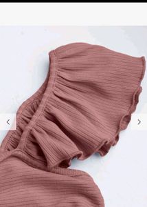 Ruffled Sleeve Crop Top
