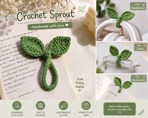 Handmade Crochet Sprout Accessory