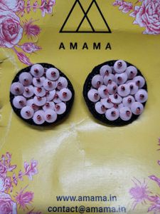 AMAMA Beaded Stud Earrings