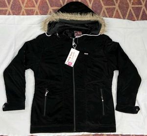 Women's Fur Hooded Winter Jacket