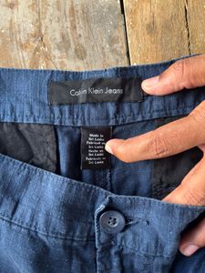 Calvin Klein Blue Cargo Shorts