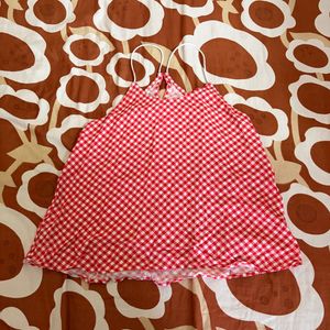 red white stripe top size small