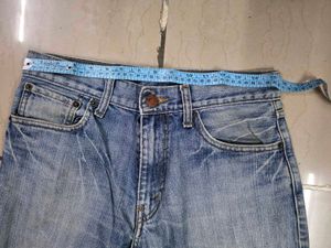 Levis Classic Blue Straight Fit Denim Jeans
