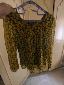 Chic Printed Long Sleeve Top