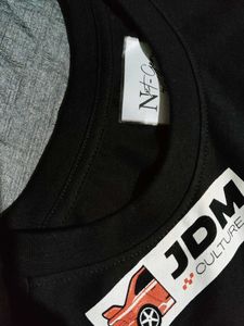 Black Graphic Print T-Shirt