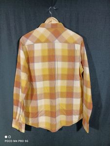 Yellow Multi Color Checks Shirt ( Men's)