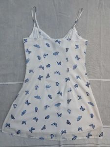 Butterfly Print H&amp;M Mini Dress
