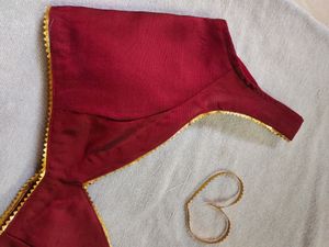 deep neck blouse non padded