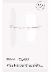 Elegant Pearl Chain Bracelet 925 silver