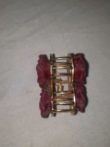 Vintage Rose Claw clip