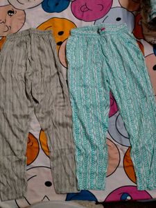 Printed Pants (Set of 2)