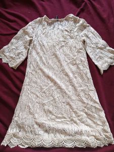 Elegant Lace Bell Sleeve kurti