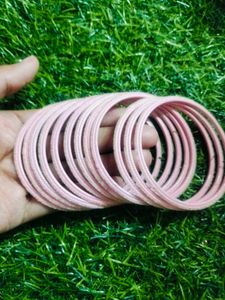Set of Pink, Green, and Magenta Bangles
