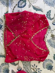 Beautiful Pink Lehenga Choli Set small size