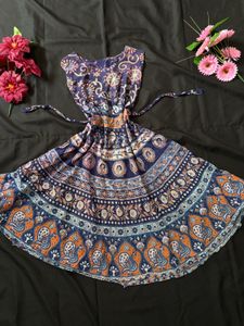 Bohemian Mandala Print Mini Dress