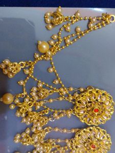 Golden Heavy Bahubali Earrings