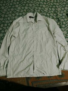 Men's White Casual Shirt