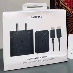 Samsung 45W Power Adapter & USB-C Cable