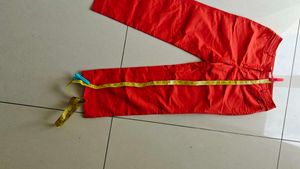 Red trousers
