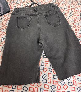 charcoal black jorts😍🖤