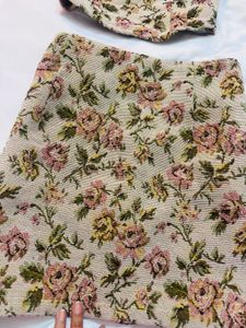 Floral Co-ord Set: Top &amp; Skirt