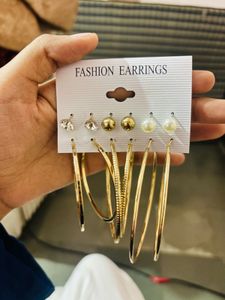 Chic Hoop Earrings Set