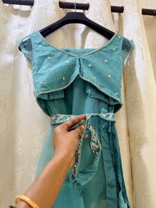 Stunning Teal Embellished Lehenga Choli