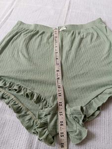 Cute Ruffled Sleep Shorts