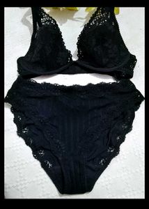 Burgundy Lace Lingerie Set