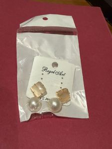 Elegant Pearl &amp; Gemstone Earrings
