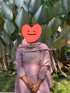 Pink Anarkali Set