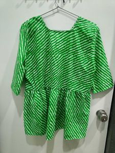 *New*Green Striped Kurta