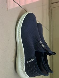 Comfortable Navy Blue Slip-On Shoes