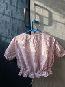 Chic Eyelet Lace Crop Top