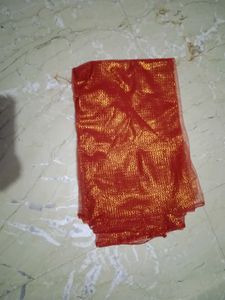 Embellished chunar &amp; 5m saree fabric