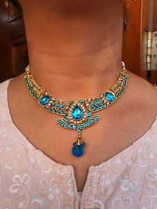 🔹️🔷️Navy Blue 4 Piece Jewellery Set🔷️🔹️