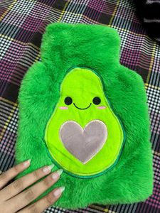 Adorable Avocado Plush Hot Water Bottle cover