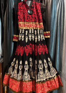 Anarkali Kurta With Choodidar & Dupatta